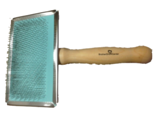 Large Wooden Handle Flicker Brush - Click Image to Close